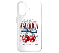 God Bless America 1776 Land That I Love Backprint Case for iPhone 17
