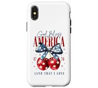 God Bless America 1776 Land That I Love Backprint Case for iPhone X/XS