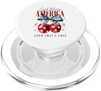 God Bless America 1776 Land That I Love Backprint PopSockets PopGrip for MagSafe