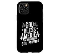 God Bless America And 80s Movies Retro Funny Quote Design Case for iPhone 11 Pro