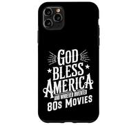 God Bless America And 80s Movies Retro Funny Quote Design Case for iPhone 11 Pro Max