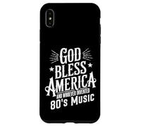 God Bless America And 80s Music Retro Funny Typography Desig Case for iPhone XS Max