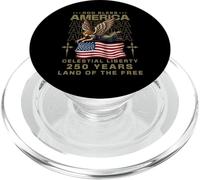 God Bless America Celestial Liberty Patriotic 250 Years USA PopSockets PopGrip for MagSafe