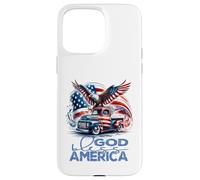 God Bless America Cool Eagle & Truck Patriotic Fun Case for iPhone 15 Pro Max