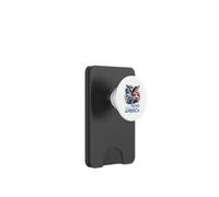 God Bless America Cool Eagle & Truck Patriotic Fun PopSockets PopWallet for MagSafe