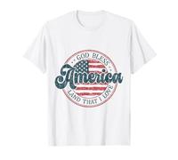 God Bless America Land that I love Stamp design T-Shirt