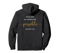 GOD Bless Bible Blessed American Family Blessing ART ON BACK Pullover Hoodie