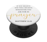 GOD Bless Bible Faith Jesus Blessed American Family Blessing PopSockets Adhesive PopGrip