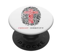 GOD Bless Bible Faith Jesus Blessed American Family Blessing PopSockets Adhesive PopGrip