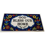 God Bless Our Home Ceramic Door Sign
