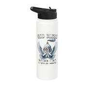 God Bless Pope Leo Stainless Steel Insulated Water Bottle
