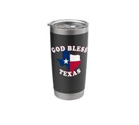 God Bless Texas Stainless Steel Insulated Tumbler