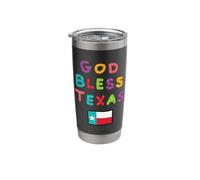God Bless Texas Stainless Steel Insulated Tumbler