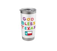 God Bless Texas Stainless Steel Insulated Tumbler