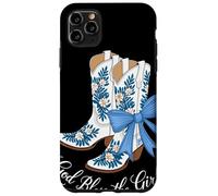 God Bless The Girls White Cowgirl Boots Western Country Case for iPhone 11 Pro Max