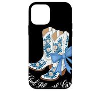 God Bless The Girls White Cowgirl Boots Western Country Case for iPhone 12 mini