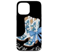 God Bless The Girls White Cowgirl Boots Western Country Case for iPhone 13 Pro Max