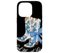 God Bless The Girls White Cowgirl Boots Western Country Case for iPhone 14 Pro