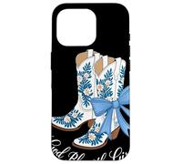 God Bless The Girls White Cowgirl Boots Western Country Case for iPhone 16 Pro