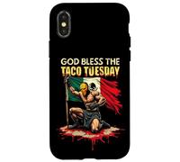God Bless The Taco Tuesday Lucha Libre Case for iPhone X/XS