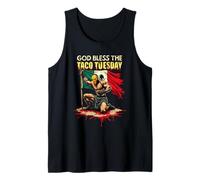 God Bless The Taco Tuesday Lucha Libre Tank Top