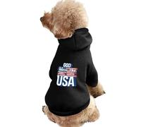 God Bless The U.S.A. Cute Dog And Cat Clothes Pet Hoodie Sweatshirt Pullover Sweater Coat