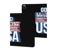 God Bless The U.S.A. Slim Case Compatible with iPad 10th 9th 8th 7th Generation 2022 2021 2020 2019 Protective Cover Stand