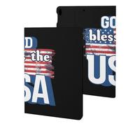God Bless The U.S.A. Slim Case Compatible with iPad 10th 9th 8th 7th Generation 2022 2021 2020 2019 Protective Cover Stand