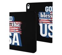 God Bless The U.S.A. Slim Case Compatible with iPad 10th 9th 8th 7th Generation 2022 2021 2020 2019 Protective Cover Stand