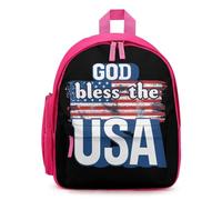 God Bless The U.S.A. Small Backpack Cute Mini Shoulder Bag 12.6 × 9.4 × 5.9 Inches Daypack