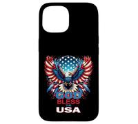 God Bless The USA Awesome Eagle Cool Patriotic Emblem Case for iPhone 15