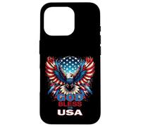 God Bless The USA Awesome Eagle Cool Patriotic Emblem Case for iPhone 16 Pro