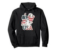 God Bless the USA Shirt Statue of Liberty Eagle Patriotic Pullover Hoodie