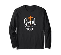 God Bless You Awesome Jesus Religious Christian Tees Church Long Sleeve T-Shirt