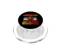 God Bless Your Firefighters Proud Firefighter For Dad Men PopSockets PopGrip for MagSafe