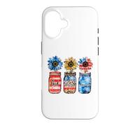 God Blessed America US Flag - Patriotic USA - Flowers Case for iPhone 16