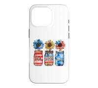 God Blessed America US Flag - Patriotic USA - Flowers Case for iPhone 16 Pro