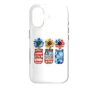 God Blessed America US Flag - Patriotic USA - Flowers Case for iPhone 17
