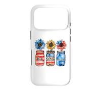 God Blessed America US Flag - Patriotic USA - Flowers Case for iPhone 17 Pro