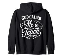 God Called Me to Teach | Christian Teacher Zip Hoodie