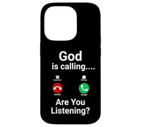 God Calling Are You Listening Catholic Case for iPhone 14 Pro