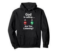 God Calling Are You Listening Catholic Pullover Hoodie