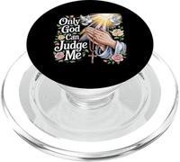 God Can Judge Me Prayer Hands Chicano Tattoo Doves PopSockets PopGrip for MagSafe