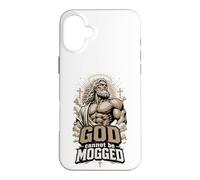 God Cannot Be Mogged Case for iPhone 16 Plus