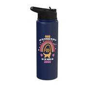 God Can't Be Physically with Us So He Gave Us Dogs Stainless Steel Insulated Water Bottle