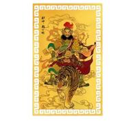 God Card Copper Portable Jewellery Gold Tone