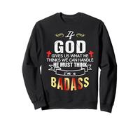 God Christ Inspirational Scripture Religious Christian Sweatshirt