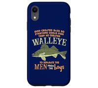 God Created Bass And Walleye To Separate Men From Boys Case for iPhone XR