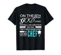 God Created Cook Tee - Funny Chef Tee For Men T-Shirt