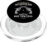 God Created Man | Samuel Colt Made Them Equal PopSockets PopGrip for MagSafe